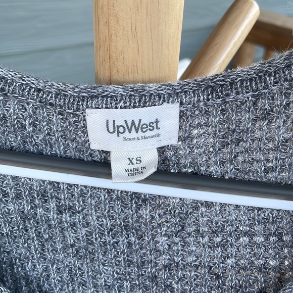 UpWest Pocket V Neck Sweater (Size: XSmall) - Picture 2 of 4